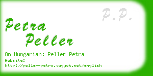 petra peller business card